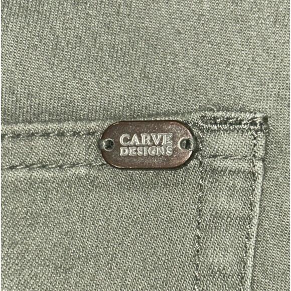 Carve Design Women’s Size 4 Olive Cuffed Bermuda Shorts NWOT - Picture 8 of 8